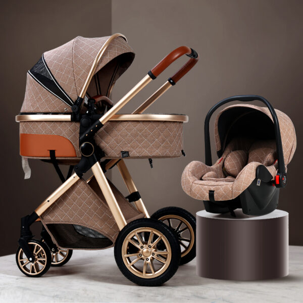 Luxury Baby Stroller 3-in-1 #4 2 - 54085 0488fc -