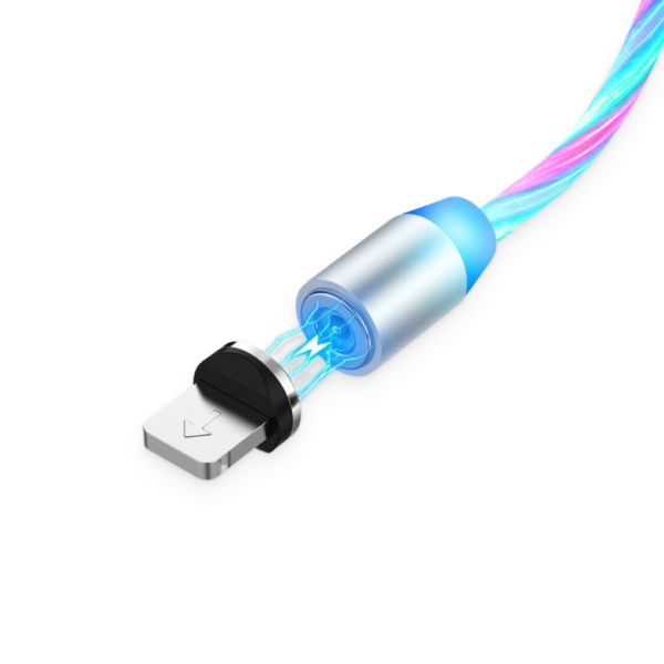 Blue LED 3-in-1 USB Charging Cord 2 - 63497 65e39a -