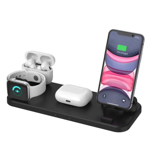 Multi-Device Qi Wireless Charging Dock 3 - 63516 3a2a4a -