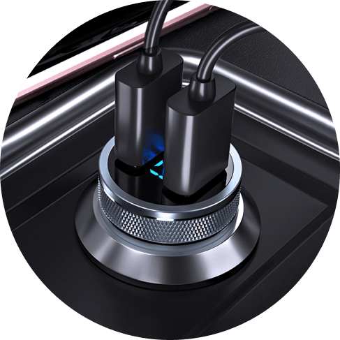 Intelligent Digital Volt Dual-USB Charger Port 6 - 63518 4155d7 -