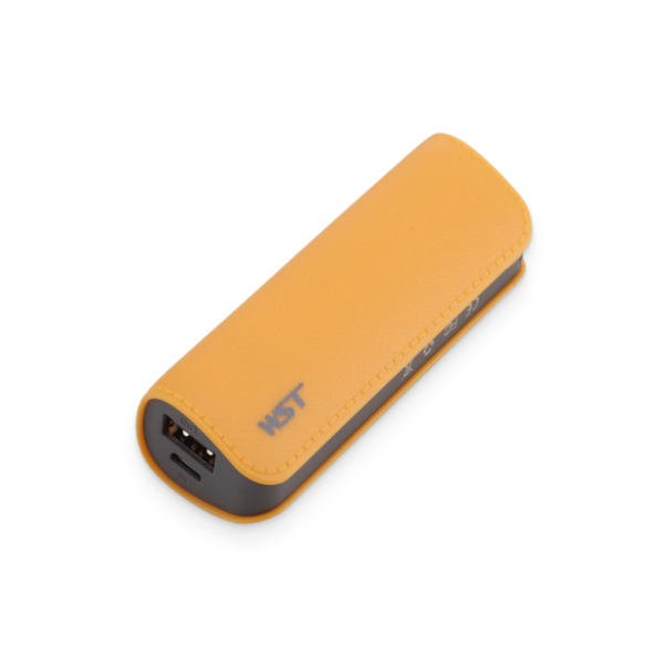 Yellow Leather-Surface 2600mAh Power Bank 2 - 63657 2ec3e3 -