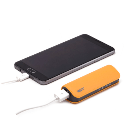 Yellow Leather-Surface 2600mAh Power Bank 5 - 63657 7514ff -