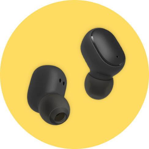 Black Wireless Earbuds 7 - 63752 c890ba -