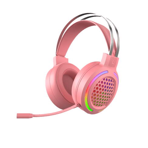 Pink Hollow Textured Headset 8 - 63757 74d020 -