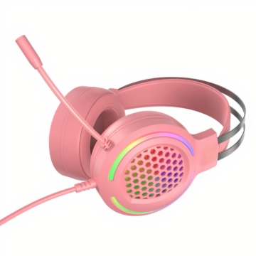 Pink Hollow Textured Headset 6 - 63757 cfbf35 -