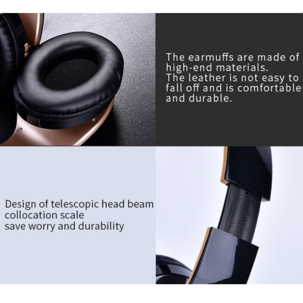 Wireless Foldable Gaming Headphones 5 - 63761 96017a -