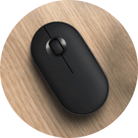 Black Ergonomic Wireless Mouse 7 - 64095 35fab2 -