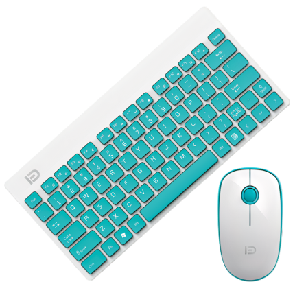 Mint Green Keyboard & Mouse Set 8 - 64096 b5d78b -