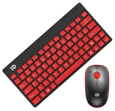 Red Keyboard & Mouse Set 6 - 64098 349719 -