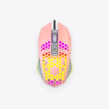 Pink Comb Textured Mouse
