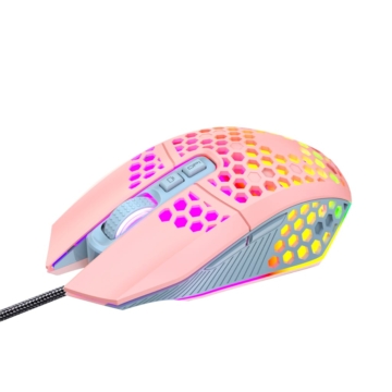 Pink Comb Textured Mouse 6 - 64101 d199af -