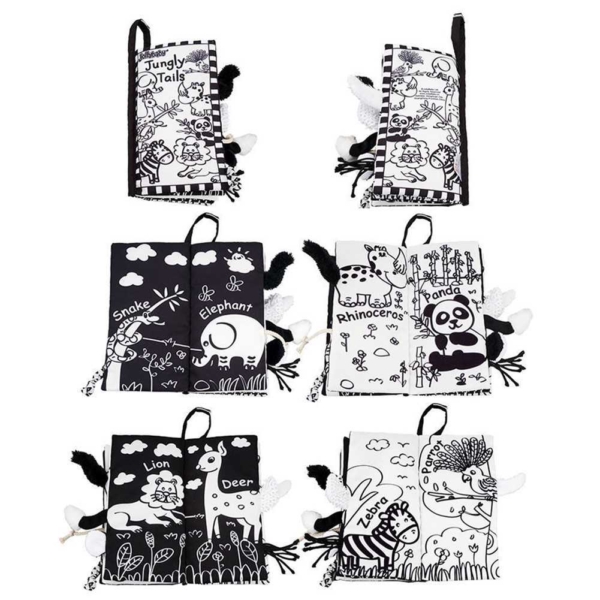 Black and White Soft Cloth Books for Babies 3 - 65419 48c0e0 -