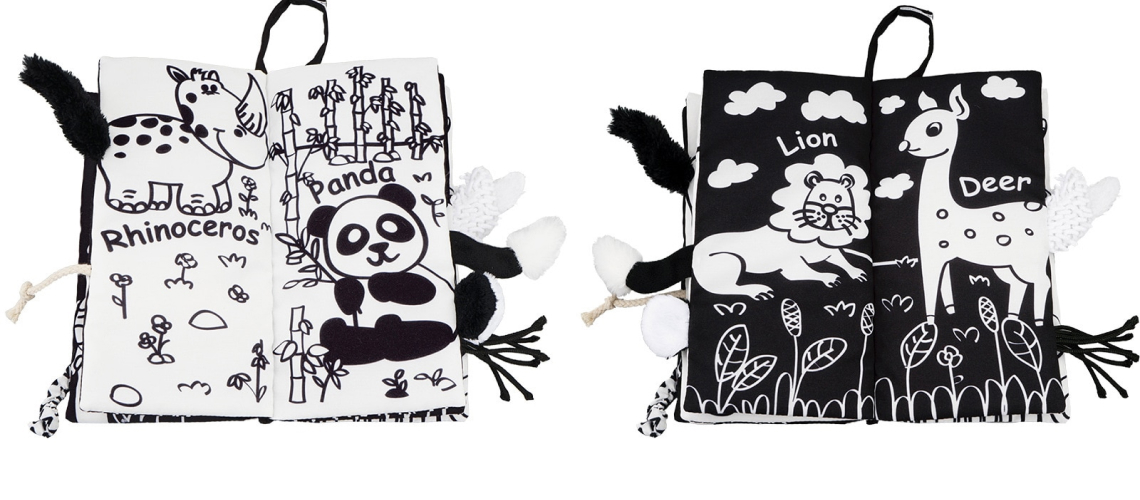 Black and White Soft Cloth Books for Babies 17 - 65419 5367f4 -