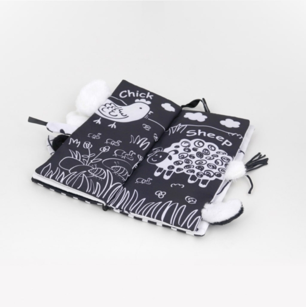 Black and White Soft Cloth Books for Babies 1 - 65419 6df326 -