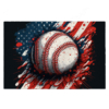 American Flag Baseball Puzzles - Patriotic Jigsaw Puzzle - Cool Design Puzzles 26 - 66033 769611 -