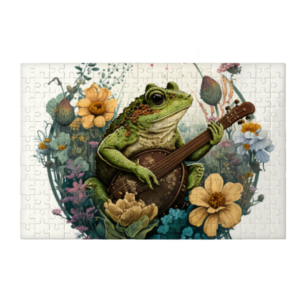 Cute Frog Puzzles - Flower Jigsaw Puzzle - Funny Puzzles 2 - 66034 36b0e5 -