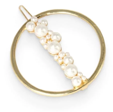 Faux Pearl Hair Clip 5 - 66055 fd0456 -