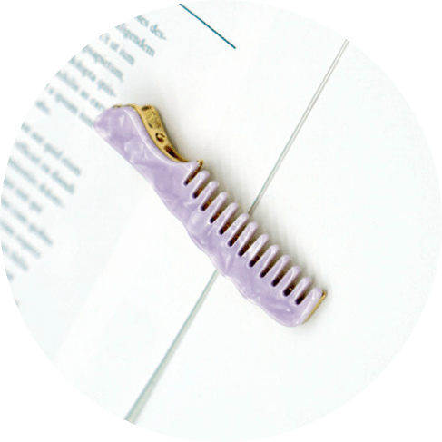 Lavender Comb Hair Clip 6 - 66056 f99083 -