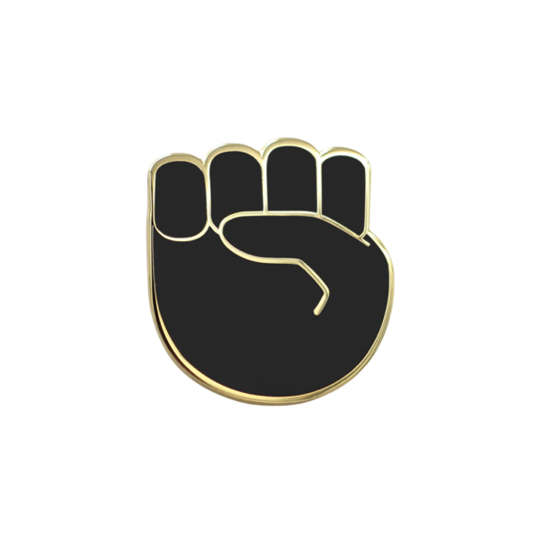 Raised Fist BLM Enamel Pin 2 - 66062 3d2505 -