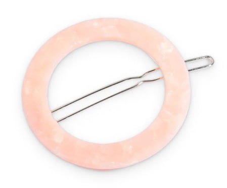 Pink Circle Hair Clip 5 - 66063 4f0f63 -