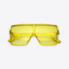 Kids Yellow Translucent Flat-Top Square Sunglasses 31 - 66071 91e3fc -