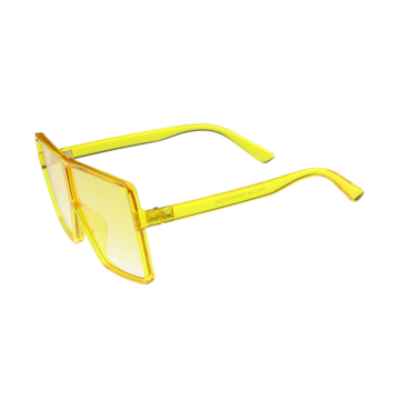 Kids Yellow Translucent Flat-Top Square Sunglasses 8 - 66071 b7aa7a -