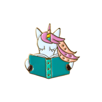 Reading Unicorn Enamel Pin 5 - 66073 8fd93f -