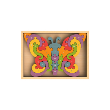 Butterfly A to Z Puzzle 7 - 66232 c4c6c0 -