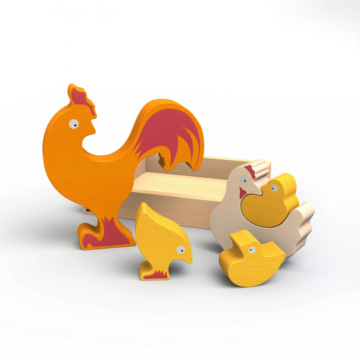 Chicken Family Puzzle 8 - 66234 6919ba -