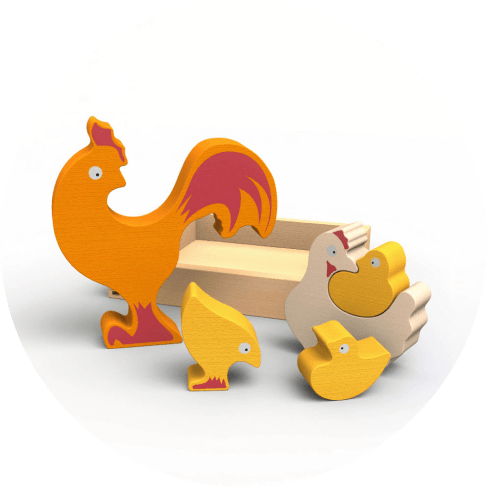 Chicken Family Puzzle 10 - 66234 e2ea67 -