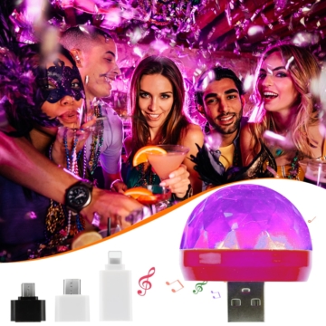 Mini USB Disco Light 12 - 66242 97b20a -