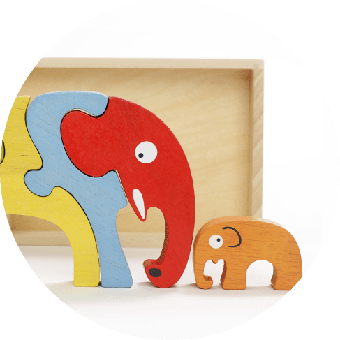 Elephant Family Puzzle 10 - 66256 068282 -