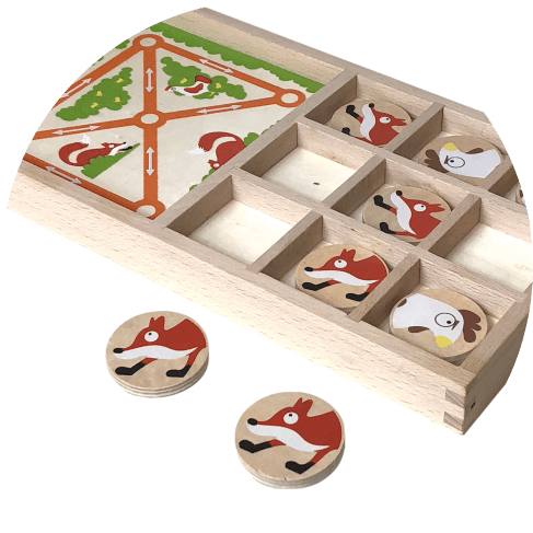 Fox Vs. Chickens Double Game Set 8 - 66262 d035f4 -