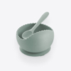 Mint Wavy Suction Bowl & Spoon Set 32 - 66671 ea11b6 -