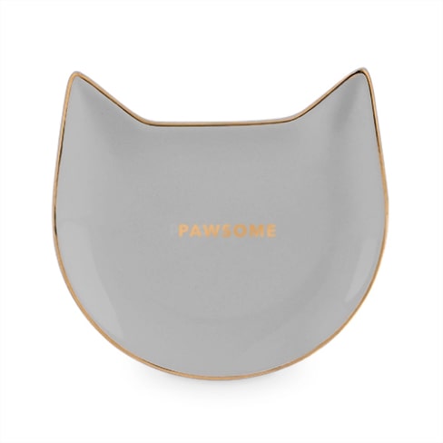 Pawsome Gray Ceramic Tea Tray 8 - 66675 3bd61c -