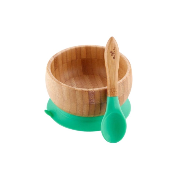 Bamboo Suction Baby Bowl + Spoon 2 - 66683 74165a -