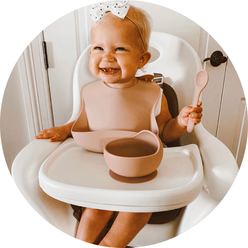 Blush Silicone Baby Bib 7 - 66696 615e0b -