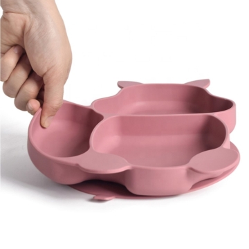 Pink Silicone Plate And Utensils 8 - 66697 3e4759 -