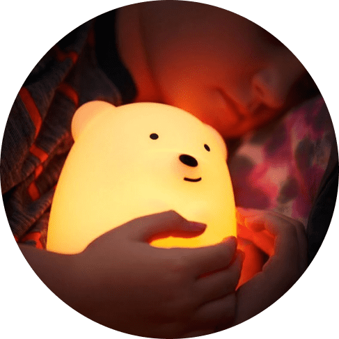 LED Bear Night Light 11 - 67053 55de0c -