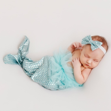 Mermaid Tail Headband Set Newborn Baby Girl 6 - 67054 485dc5 -