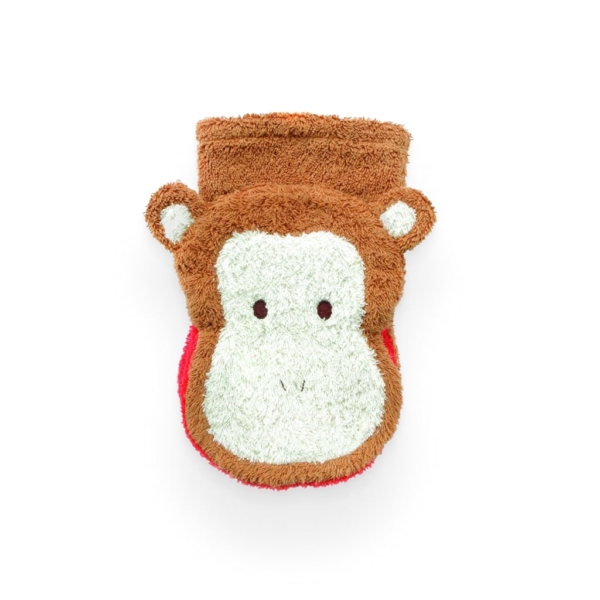 Organic Cotton Monkey Washcloth 2 - 67061 301322 -