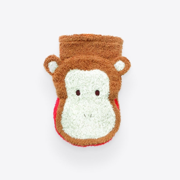 Organic Cotton Monkey Washcloth 1 - 67061 559303 -