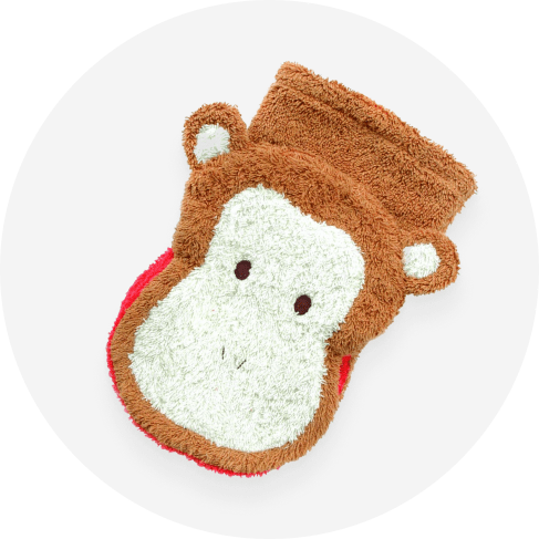 Organic Cotton Monkey Washcloth 6 - 67061 c5f935 -