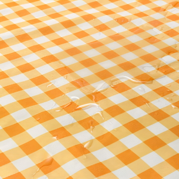 Yellow Checkered Picnic Blanket 6 - 67543 c8f6c3 -