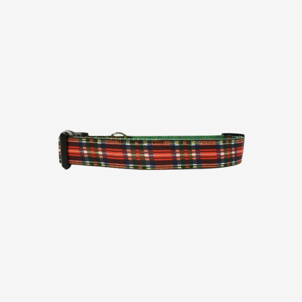 Red Plaid Christmas Dog Collar - Medium 1 - 68266 37a7d3 -