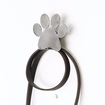 Paw Print Dog Leash Holder 9 - 68270 557a34 -