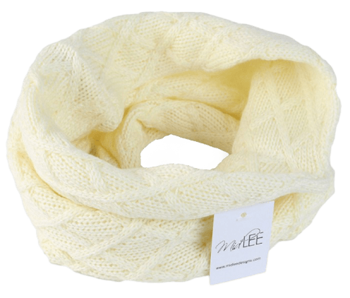 Cream Knit Infinity Scarf for Dogs 6 - 68275 59d802 -