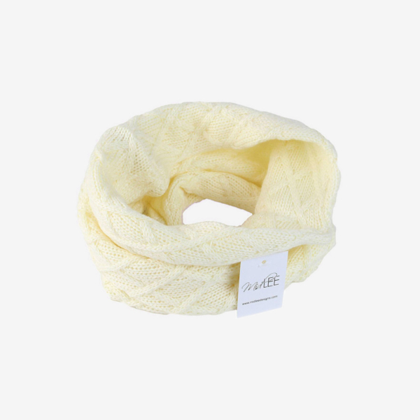 Cream Knit Infinity Scarf for Dogs 1 - 68275 90b870 -