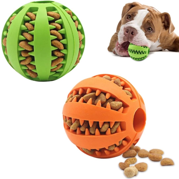 Dog Toy Feeder Ball Medium (2 inch) 2 - 68720 000c8d -