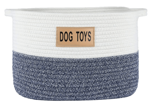 Two Tone Rope Dog Toy Storage Basket 8 - 68786 d3c13a -